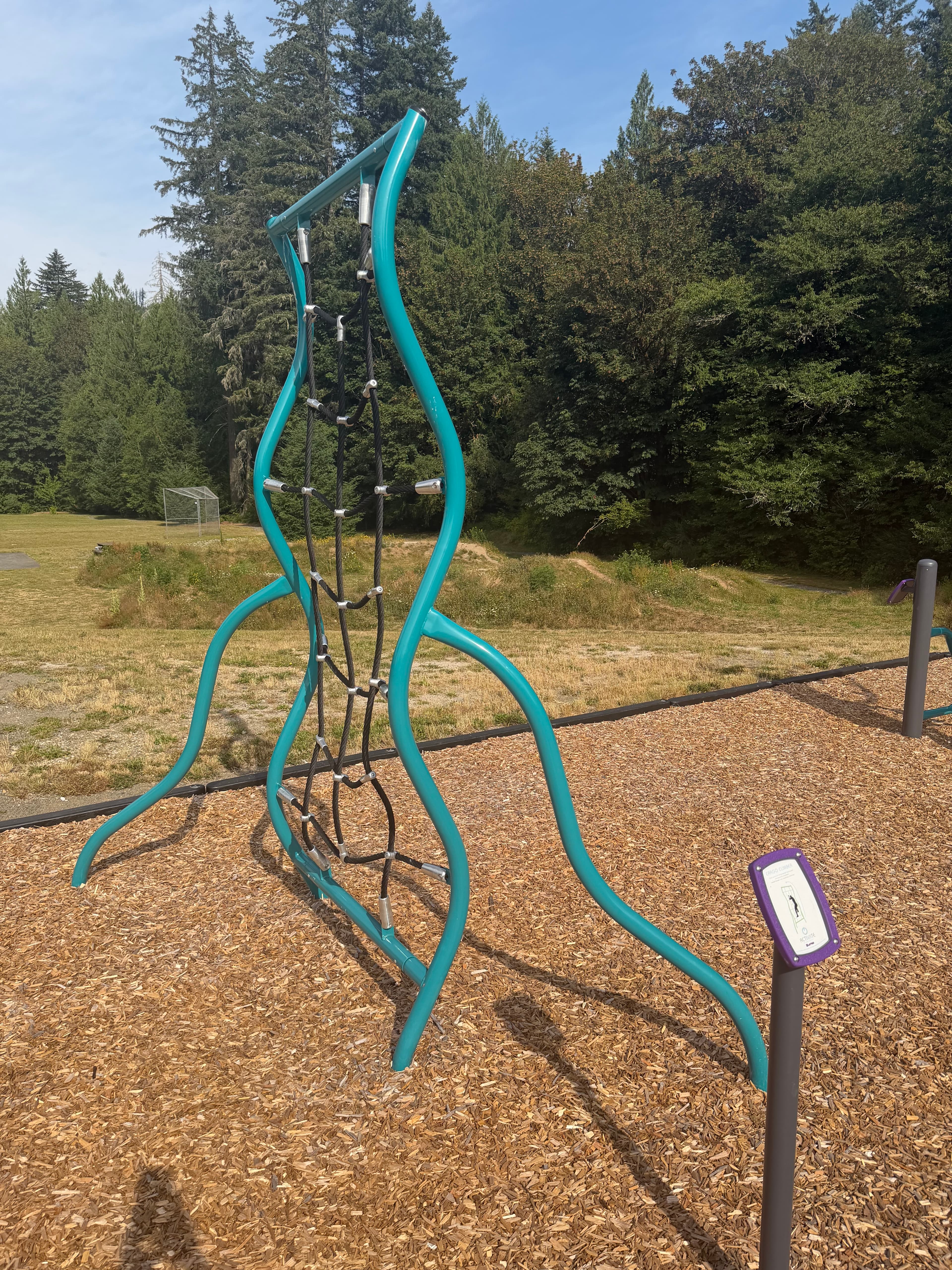 Climbing structure at Maple Falls Community Park